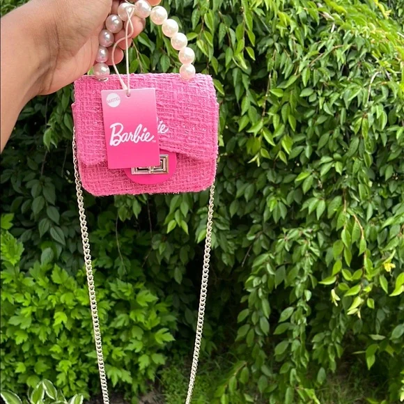 Barbie Pink Tweed Mini Bag - Picture 5 of 5